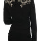 Crystal Embellished Brocade Blazer Jacket