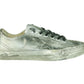 Gray Leather Women Sneaker