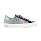 Black Leather Women Sneaker