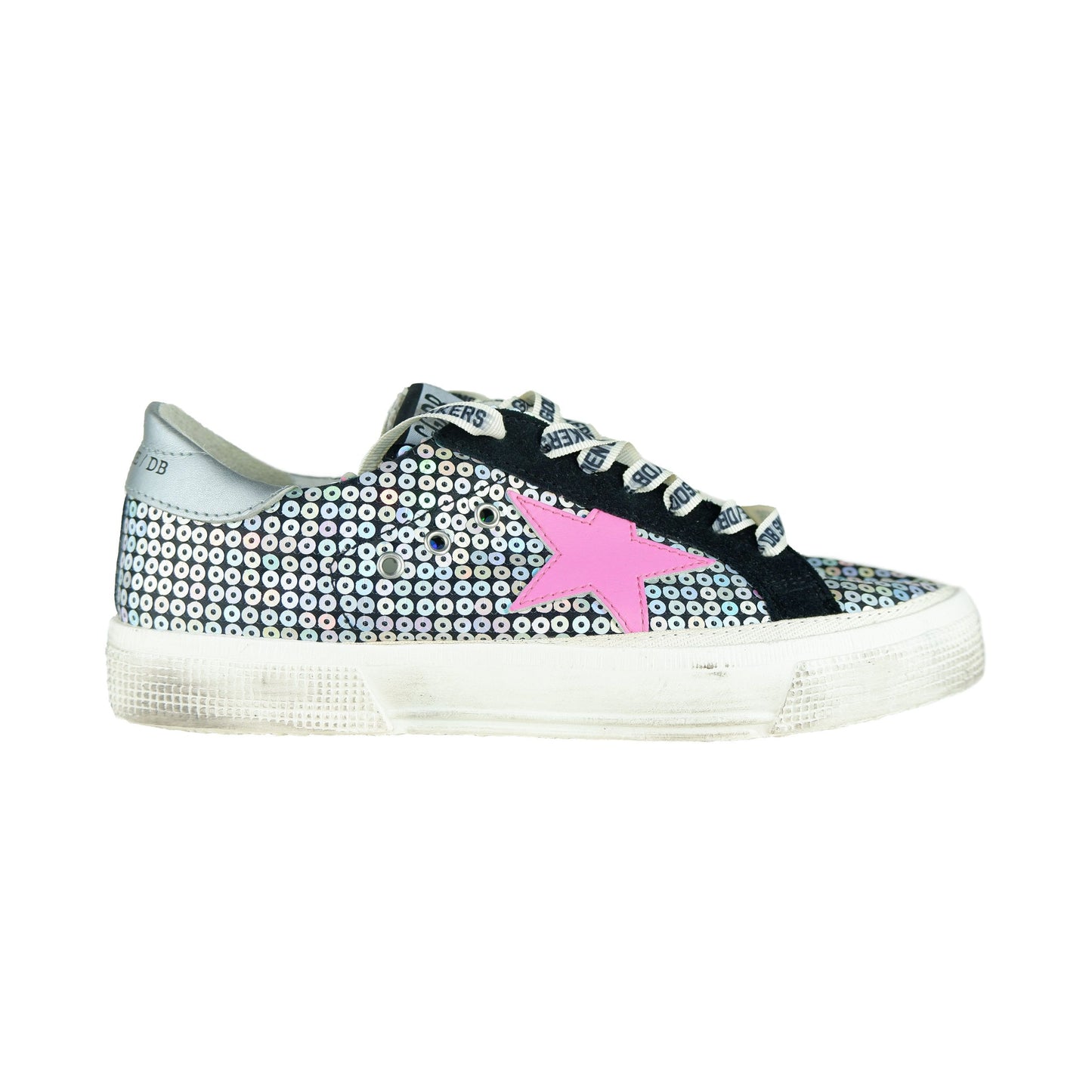Black Leather Women Sneaker