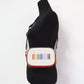 Jamie Mini Rainbow Logo Leather Camera Crossbody Bag