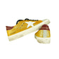 Yellow Leather Women Sneaker
