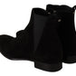 Elegant Suede Leather Ankle Boots