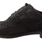 Exotic Leather Brogue Derby Dress Shoes