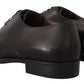 Elegant Black Leather Derby Shoes