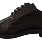 Elegant Grape Purple Derby Shoes