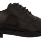 Elegant Grape Purple Derby Shoes