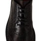 Elegant Grape Purple Derby Shoes