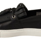 Elegant Black Leather Tassel Loafers