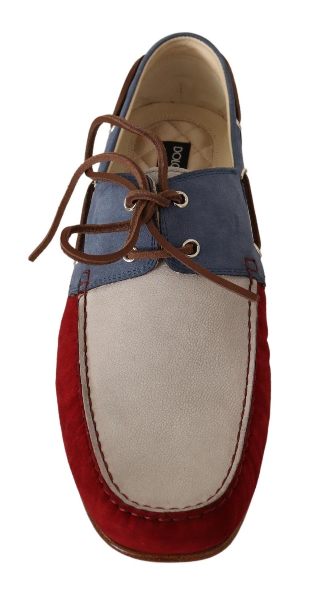 Multicolor Leather Suede Loafers