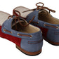 Multicolor Leather Suede Loafers