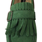 Exquisite Emerald Green Tassel Loafers