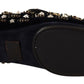 Elegant Black Suede & Velvet Loafers