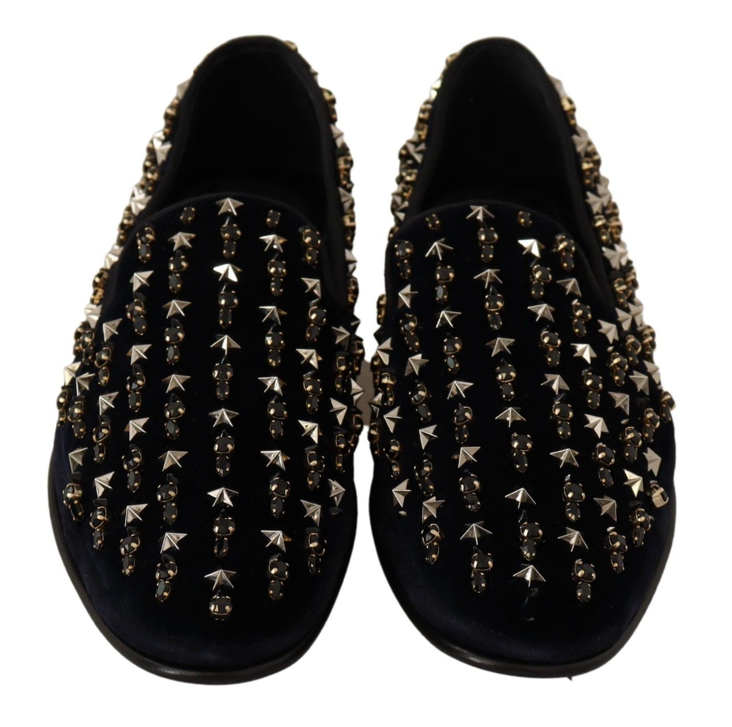 Elegant Black Suede & Velvet Loafers