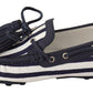 Elegant Striped Leather Loafers