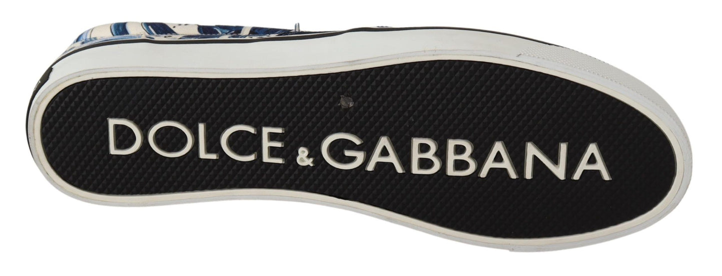 Majestic Majolica Canvas Loafers