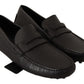 Elegant Black Leather Loafers for Modern Men