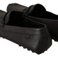 Elegant Black Leather Loafers for Modern Men
