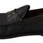 Elegant Canvas & Leather Loafers