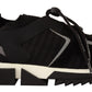 Elegant Black Low Top Designer Sneakers