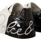 Elegant White Leather Casual Sneakers