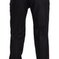 Elegant Blue Slim Fit Trousers