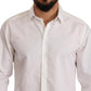 Elegant Slim Fit Silk Blend Dress Shirt
