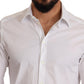 Elegant Slim Fit White Dress Shirt