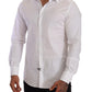 Elegant Slim Fit White Dress Shirt