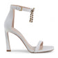 White Calfskin Women Sandal