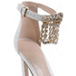 White Calfskin Women Sandal