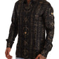 Elegant Silk Martini Dress Shirt