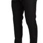 Elegant Black Two-Piece Wool Suit