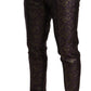 Exquisite Purple Brocade Three Piece Suit