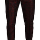 Elegant Red Martini Three Piece Suit