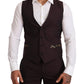 Elegant Purple Slim Fit 3-Piece Suit