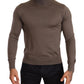 Elegant Cashmere-Silk Blend Turtleneck Sweater