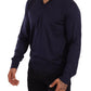 Elegant Silk V-Neck Pullover Sweater