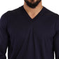 Elegant Silk V-Neck Pullover Sweater