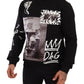 Iconic Black Cotton Sweater