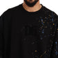 Elegant Multicolor Accented Sweater