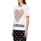 White Cotton Women T-Shirt