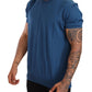 Elegant Cashmere Crew Neck Pullover T-Shirt