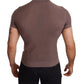 Elegant Purple Silk Polo Shirt