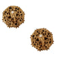 Exquisite Crystal Embellished Gold Earrings