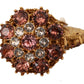 Exquisite Crystal Embellished Gold Earrings