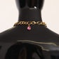 Elegant Floral Crystal Necklace