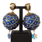 Dazzling Festive Crystal Clip-On Earrings