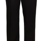 Elegant High-Waist Black Trousers