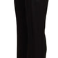 Elegant High-Waist Black Trousers